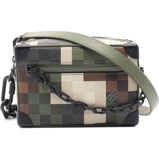 Louis Vuitton Pre-Owned - borsa a spalla soft trunk mini 2021 - uomo - pelle di vitello/tela - taglia unica - verde