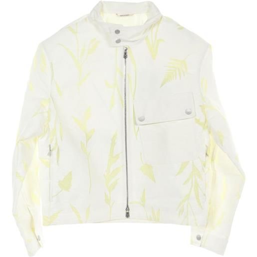 Hermès Pre-Owned - giacca herbier anni 2010 - uomo - cotone/poliammide - 46 - toni neutri