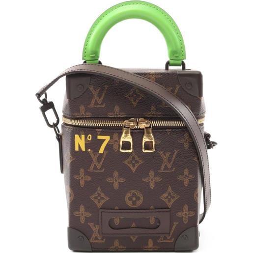 Louis Vuitton Pre-Owned - borsa tote vertical box trunk 2021 - uomo - pvc/pelle - taglia unica - marrone