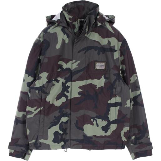 Dolce & Gabbana Pre-Owned - giacca con stampa camouflage anni 2010 - uomo - poliestere/nylon - 50 - verde