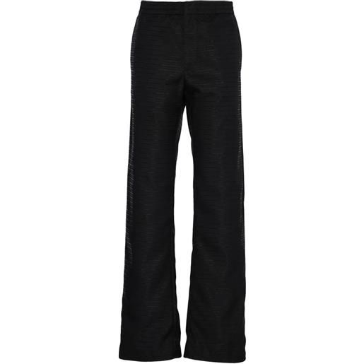 Prada Pre-Owned - cargo con logo a triangolo - uomo - poliammide riciclato - 40 - nero