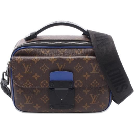 Louis Vuitton Pre-Owned - borsa messenger s-lock con monogramma 2021 - uomo - pvc - taglia unica - marrone