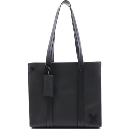 Louis Vuitton Pre-Owned - borsa tote takeoff anni 2010 - uomo - pelle di vitello - taglia unica - nero