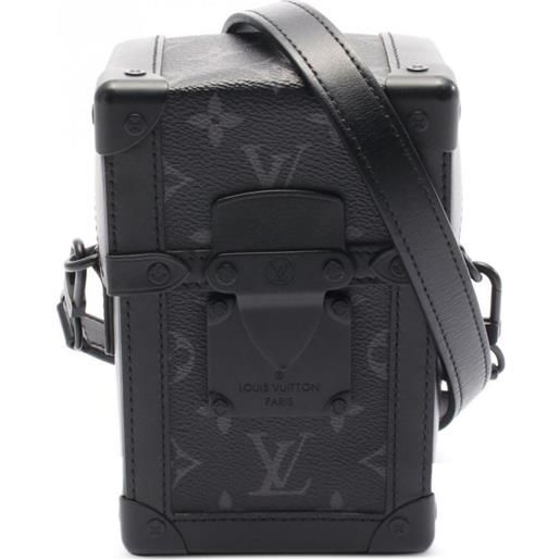 Louis Vuitton Pre-Owned - borsa a spalla vertical trunk monogram 2021 - uomo - pvc/pelle - taglia unica - nero