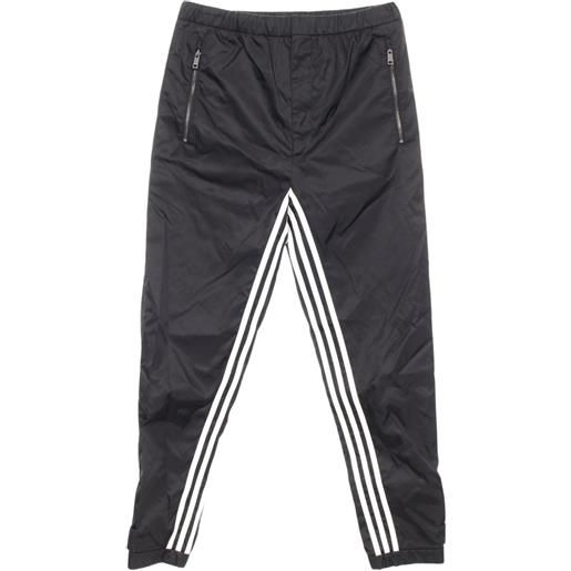Prada Pre-Owned - x adidas pantaloni sportivi con righe laterali 2021 - uomo - nylon/poliestere - s - nero