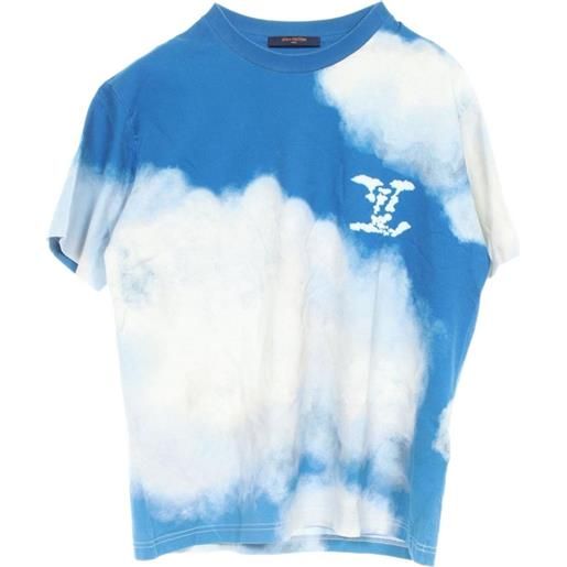 Louis Vuitton Pre-Owned - t-shirt con stampa anni 2000 - uomo - cotone - l - blu