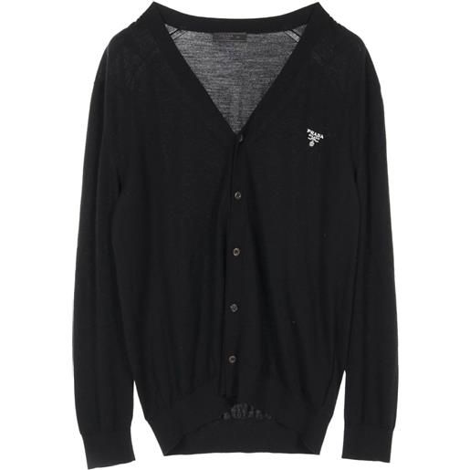Prada Pre-Owned - cardigan in lana anni 2010 - uomo - lana - 52 - nero