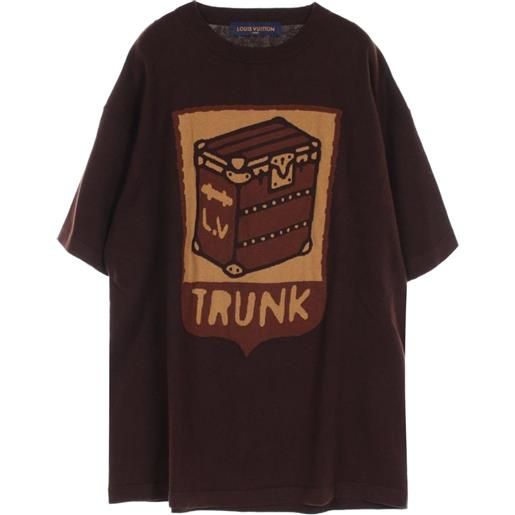 Louis Vuitton Pre-Owned - t-shirt con stampa grafica anni 2010 - uomo - cotone - l - marrone