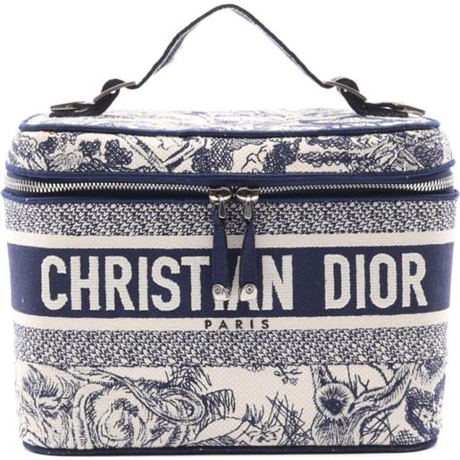 Christian Dior Pre-Owned - trousse make up travel anni 2010 - donna - tela - taglia unica - bianco