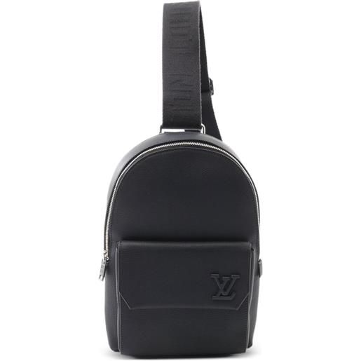 Louis Vuitton Pre-Owned - zaino pilot sling 2021 - uomo - pelle di vitello - taglia unica - blu