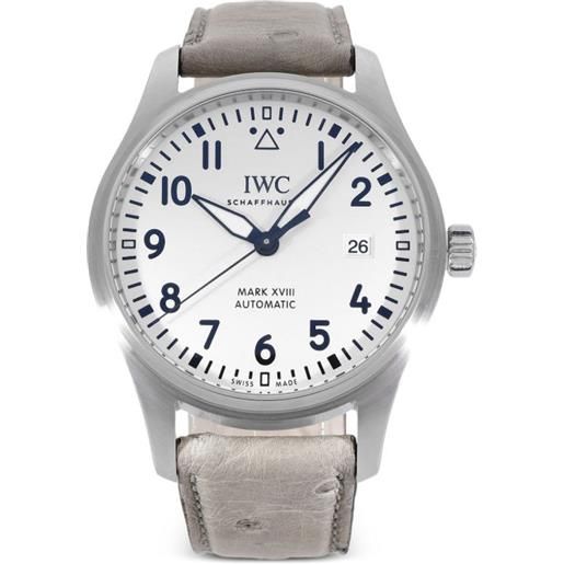 TUDOR - pilot 40mm 2018 - uomo - acciaio inossidabile/vetro zaffiro/pelle di struzzo - taglia unica - bianco