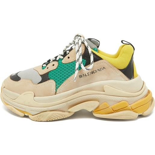 Balenciaga Pre-Owned - sneakers triple s - uomo - rete (mesh)/pelle/tessuto/gomma - 40 - toni neutri