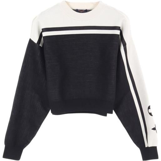 Louis Vuitton Pre-Owned - maglione in cotone anni 2010 - donna - nylon/cotone - s - nero