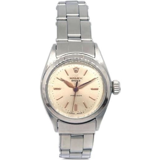 Rolex - orologio oyster precision 24mm 1948 - unisex - acciaio inossidabile - taglia unica - toni neutri