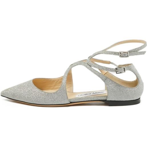 Jimmy Choo Pre-Owned - sandali lancer - donna - pelle/pelle/pelle di vitello - 36 - argento