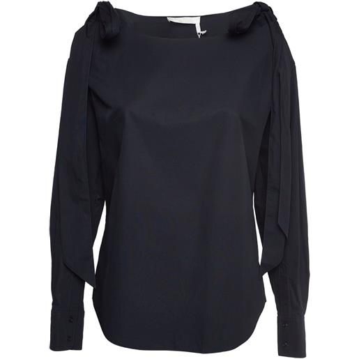 Chloé Pre-Owned - blusa a maniche lunghe - donna - cotone - m