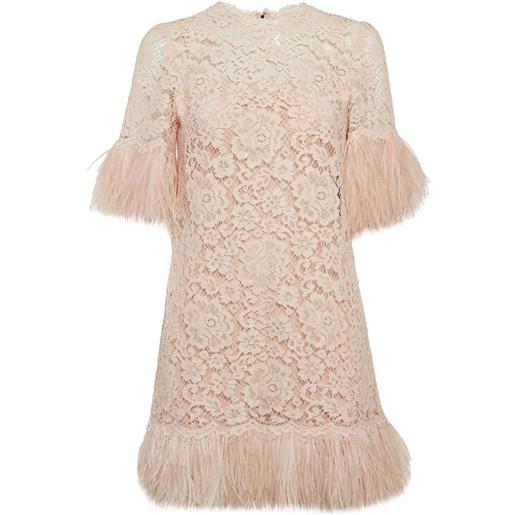 Dolce & Gabbana Pre-Owned - abito corto - donna - viscosa/cotone/poliammide/seta/cotone/elastam/poliammide - s - rosa