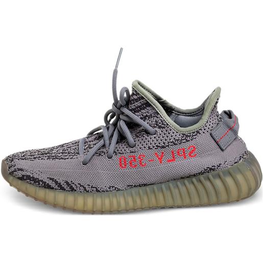 adidas Yeezy - sneakers boost 350 v2 pre-owned - uomo - tessuto/gomma/tessuto - 40.5 - grigio
