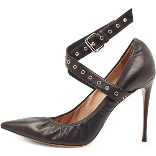 Valentino Garavani Pre-Owned - pumps love latch 110mm - donna - pelle/pelle/pelle - 39.5 - nero