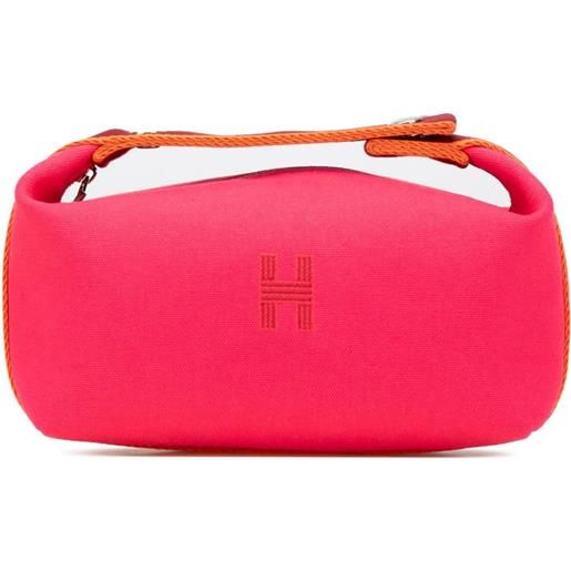 Hermès Pre-Owned - trousse bride a brac piccola in tela toile 2020-2024 - donna - tela - taglia unica - rosa