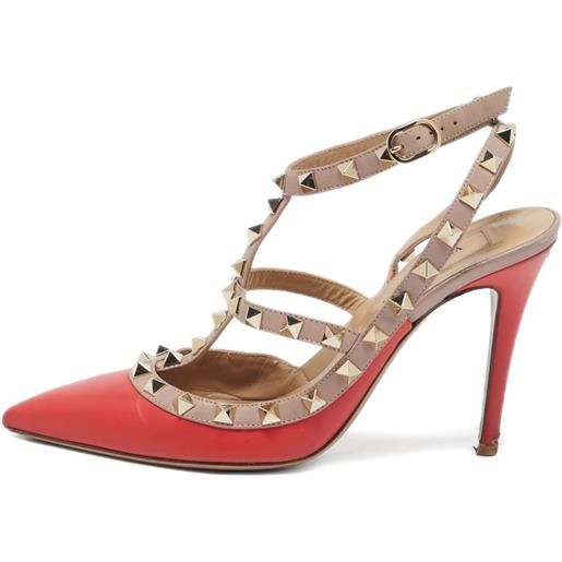 Valentino Garavani Pre-Owned - pumps rockstud 100mm - donna - pelle/pelle/pelle - 37 - verde