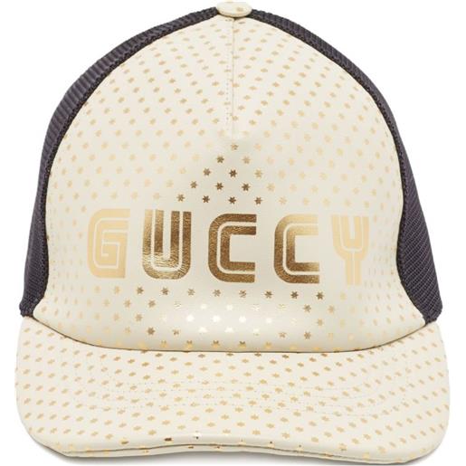 Gucci Pre-Owned - cappello da baseball con stampa - donna - other materials - taglia unica - bianco