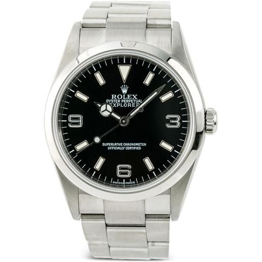 Rolex - orologio explorer 36mm - uomo - acciaio inossidabile - taglia unica - nero