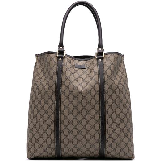 Gucci Pre-Owned - borsa tote joy in tessuto gg supreme 2016-2025 - donna - tessuto - taglia unica - marrone