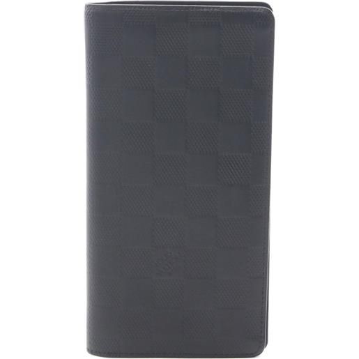 Louis Vuitton Pre-Owned - portafoglio portefeuil brother con monogramma 2014 - uomo - pelle di vitello - taglia unica - nero