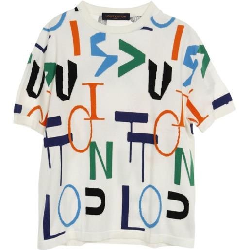 Louis Vuitton Pre-Owned - t-shirt lvse electric anni 2000 - uomo - cotone - xs - bianco