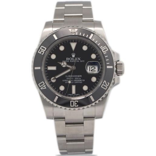 Rolex - orologio submariner 40mm pre-owned - uomo - acciaio inossidabile - taglia unica - nero