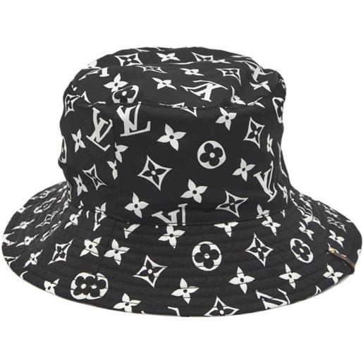 Louis Vuitton Pre-Owned - cappello bucket con monogramma 2024 - donna - poliestere - m - nero
