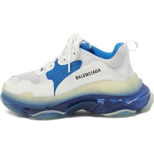 Balenciaga Pre-Owned - sneakers triple s - uomo - tessuto/rete (mesh)/pelle di vitello/rete (mesh)/gomma - 41 - bianco
