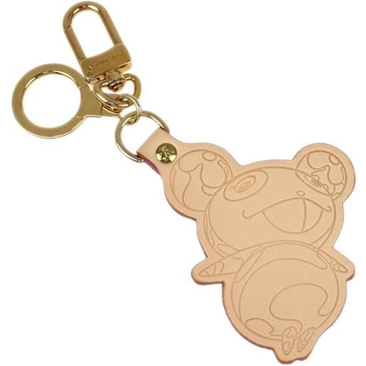 Louis Vuitton Pre-Owned - portachiavi panda 2004 - donna - placcatura in oro/pelle - taglia unica