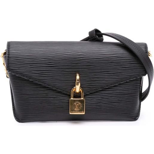 Louis Vuitton Pre-Owned - borsa a tracolla in pelle épi con lucchetto 2021-2025 - donna - pelle - taglia unica - nero
