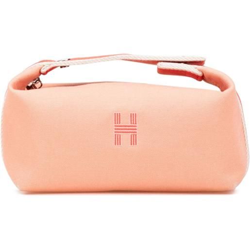 Hermès Pre-Owned - trousse bride a brac piccola in tela toile 2012-2024 - donna - tela - taglia unica - rosa