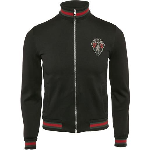 Gucci Pre-Owned - giacca con motivo equestre 2023 - uomo - poliammide/cotone - xs - nero