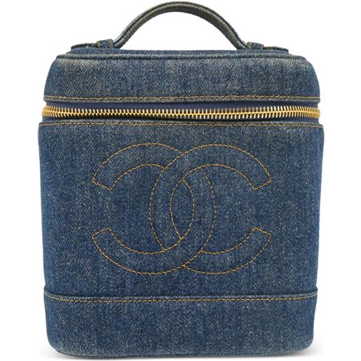 CHANEL Pre-Owned - trousse denim 1997 - donna - denim - taglia unica - blu