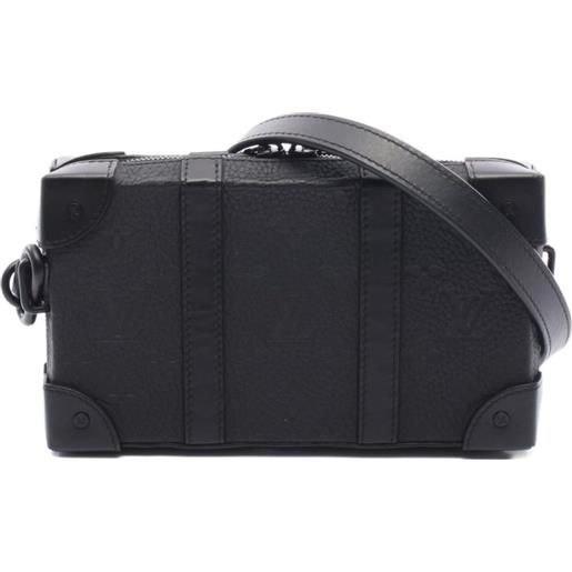 Louis Vuitton Pre-Owned - borsa a spalla soft trunk 2021 - uomo - pelle di vitello - taglia unica - nero
