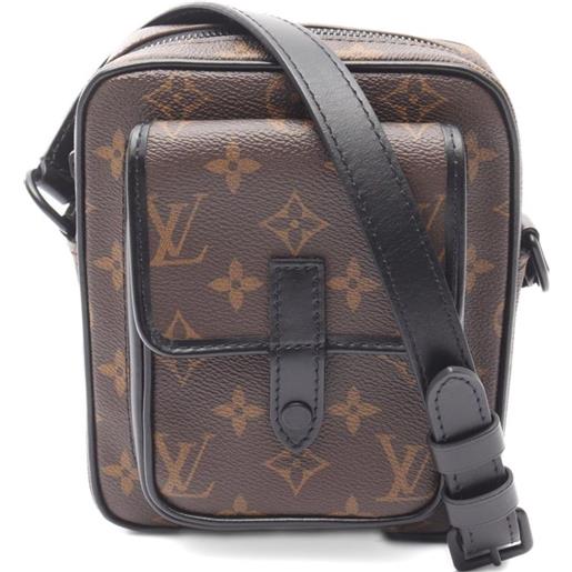 Louis Vuitton Pre-Owned - borsa a tracolla christopher 2021 - uomo - pvc - taglia unica - marrone