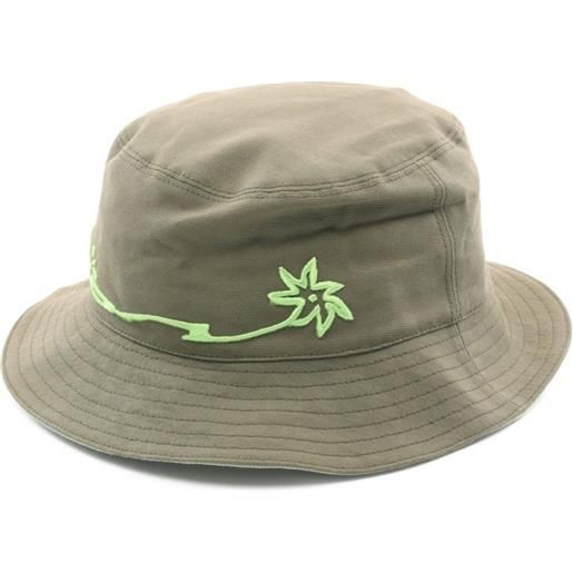 Christian Dior Pre-Owned - x travis scott cappello bucket cactus jack anni 2010 - unisex - cotone/viscosa - taglia unica - verde