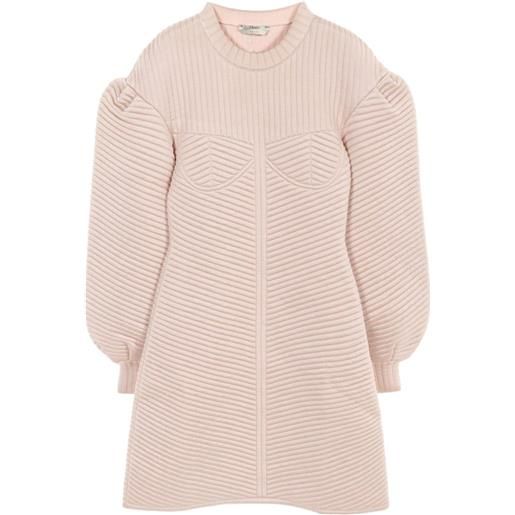 Fendi Pre-Owned - abito corto anni 2010 - donna - poliammide/polipropilene/poliestere/viscosa - 36 - rosa