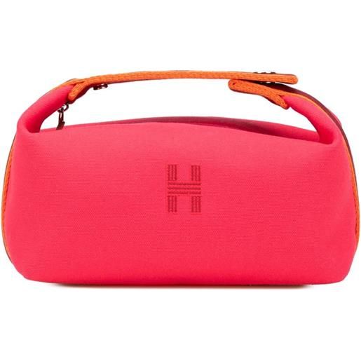 Hermès Pre-Owned - trousse bride a brac piccola in tela toile 2010-2024 - donna - tela - taglia unica - rosa