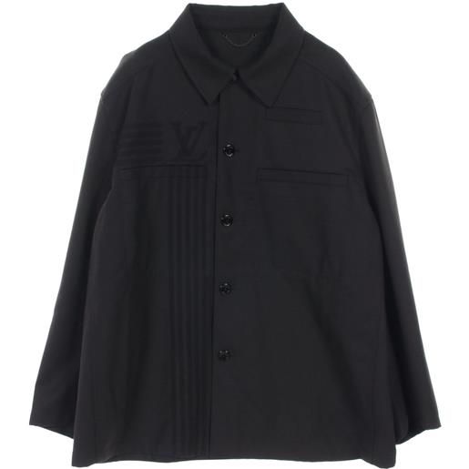 Louis Vuitton Pre-Owned - giacca-camicia karakoram anni 2010 - uomo - poliestere - 60 - nero