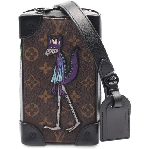 Louis Vuitton Pre-Owned - pouch per smartphone soft trunk 2020 - uomo - pvc/pelle di vitello - taglia unica - nero