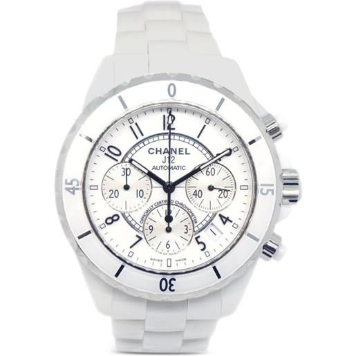 CHANEL Pre-Owned - j12 41mm 2009 - uomo - acciaio inossidabile/ceramica - taglia unica - bianco