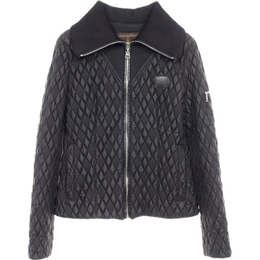 Louis Vuitton Pre-Owned - giacca trapuntata anni 2010 - donna - poliestere - 34 - nero