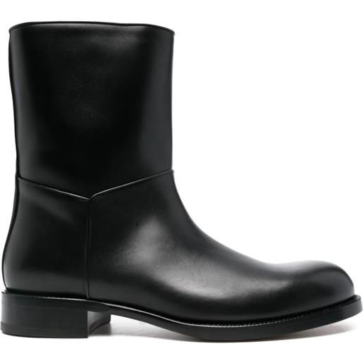 The Row Pre-Owned - stivali nobilis - uomo - pelle di vitello/pelle di vitello/pelle di vitello - 43 - nero