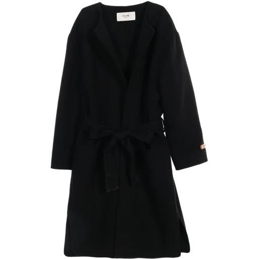Celine Pre-Owned - cappotto in cashmere anni 2010 - donna - cashmere - 34 - nero