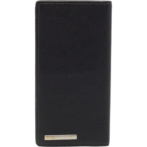 Cartier - portafoglio in pelle pieno fiore - uomo - pelle - taglia unica - nero